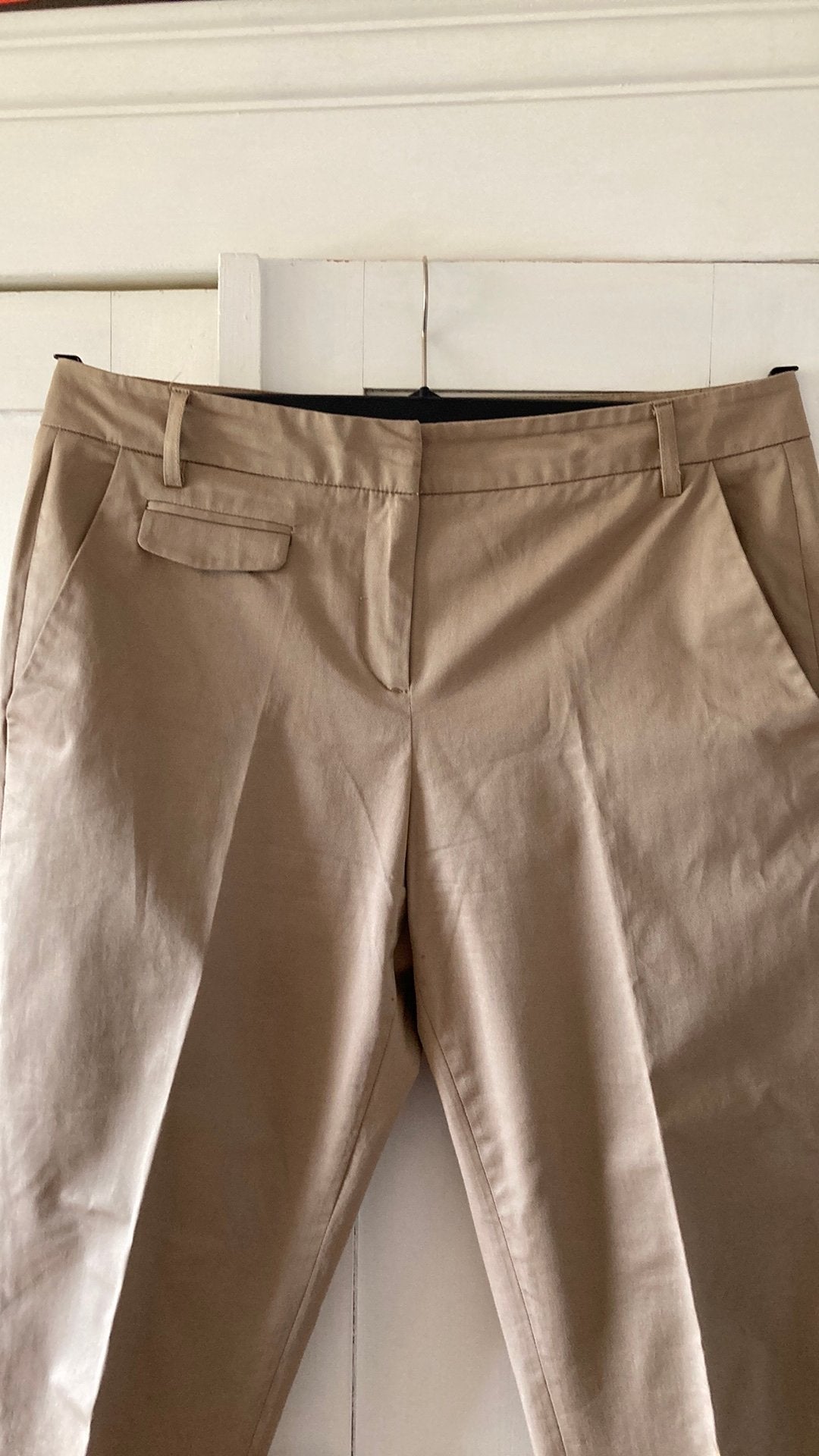 Pantalon beige katoen M, Maat 38/40 (M), Beige, Ophalen of Verzenden, Zo goed als nieuw
