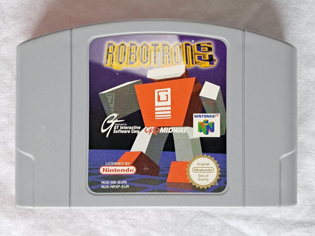 Robotron 64 - Nintendo 64, Spelcomputers en Games, Games | Nintendo 64, Gebruikt, Overige genres, 2 spelers, Vanaf 12 jaar, Eén computer