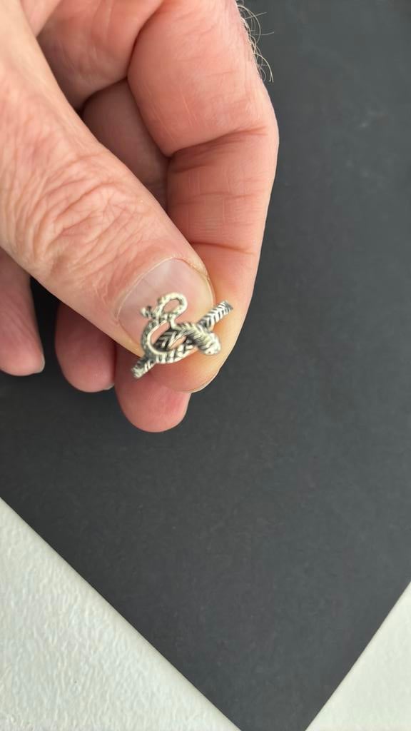 925 sterling zilver ring slang 17/18, Sieraden, Tassen en Uiterlijk, Ringen, Gebruikt, Ophalen of Verzenden, 17 tot 18, Dame