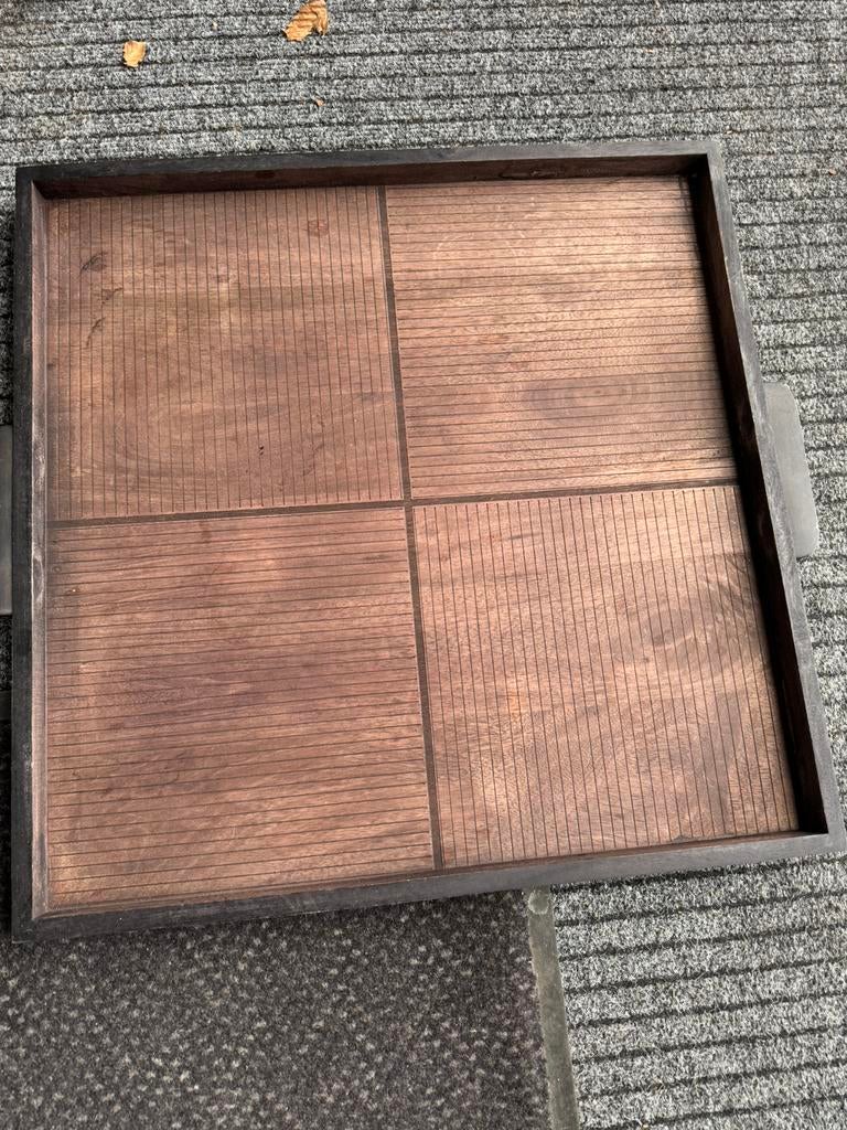 Rivièra dienblad Bagan, Ophalen, Gebruikt, Vierkant, Hout