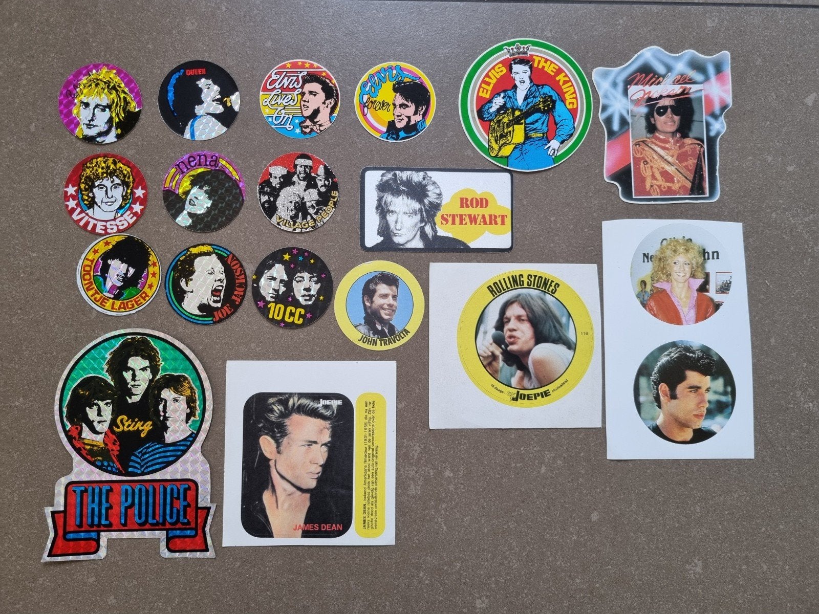 Sticker Pop Artiesten, Ophalen of Verzenden, Zo goed als nieuw, Film, Tv of Omroep