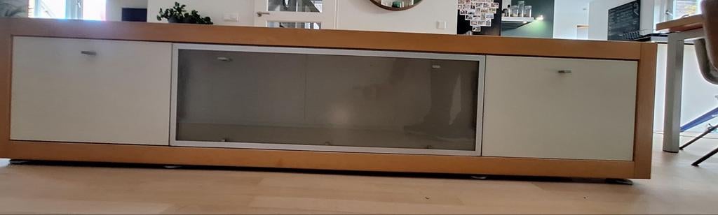 Hulsta TV meubel - gratis af te halen, Huis en Inrichting, Kasten | Televisiemeubels, Gebruikt, Glas, Ophalen of Verzenden, 200 cm of meer