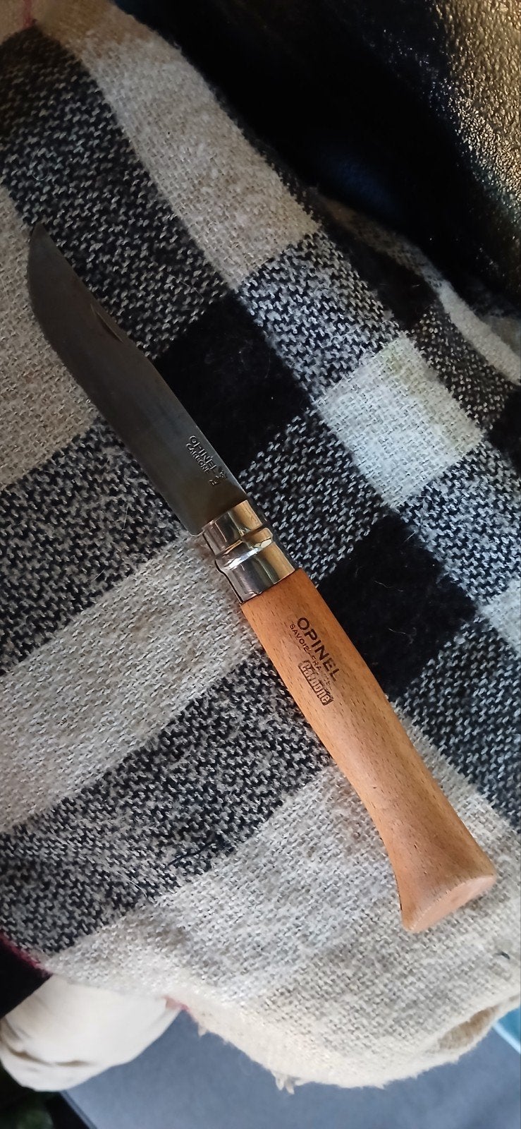 Opinel Carbone zgan, Ophalen, Zo goed als nieuw