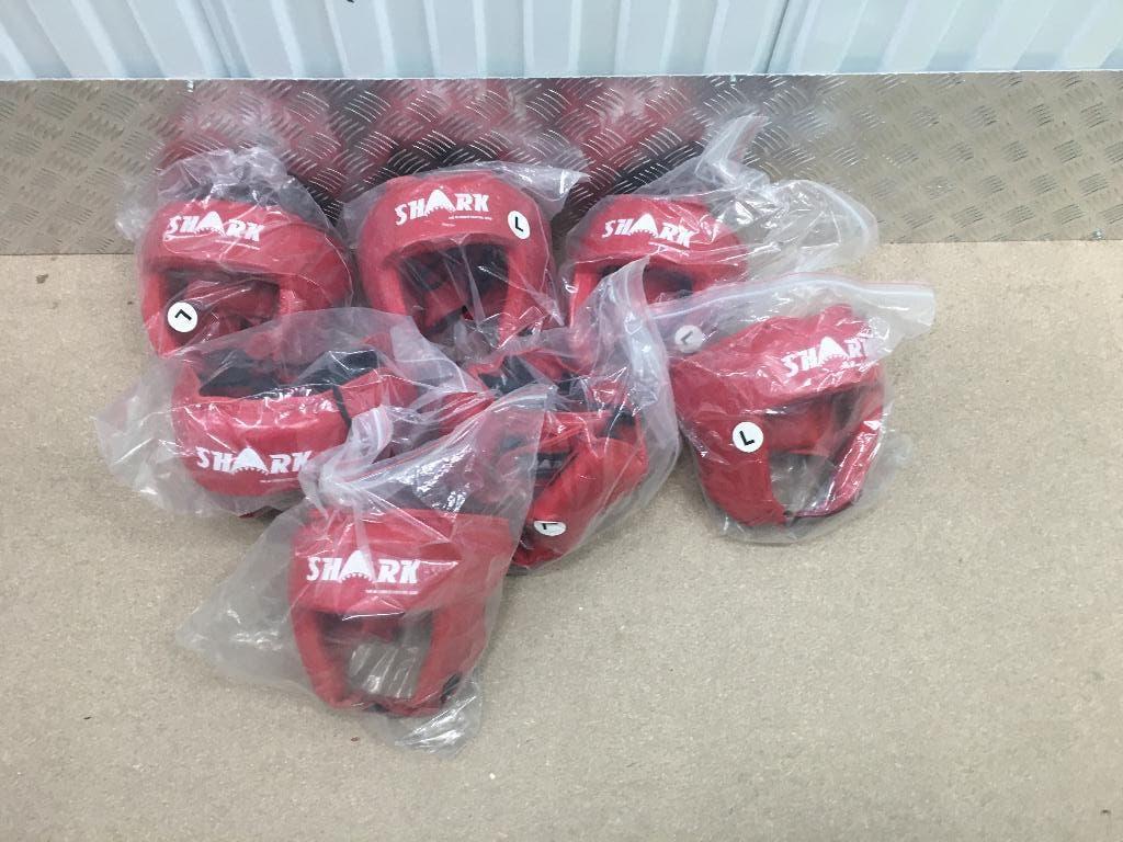 Vechtsport Hoofdbeschermer Boksen Shark 7 stuks, Overige, Vechtsportbescherming, Nieuw, Maat L
