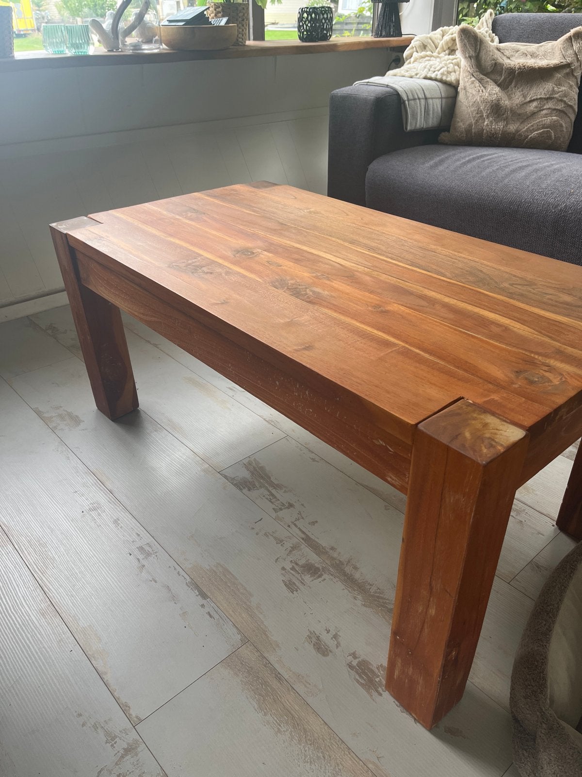 Kersenhouten Salontafel - 100x55x45 cm, Ophalen, Gebruikt, 100 tot 150 cm, 50 tot 100 cm