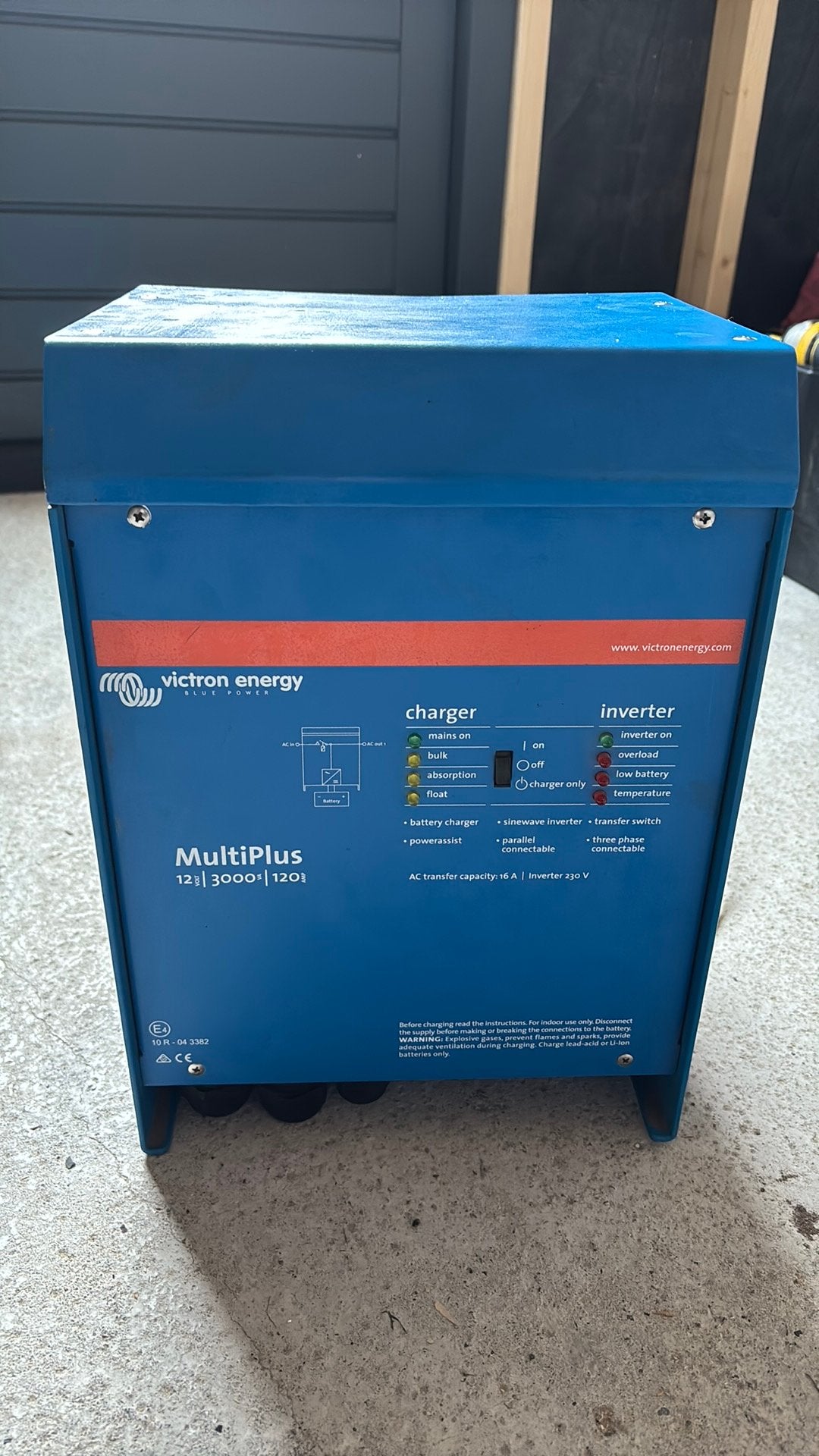Victron multiplus 12v 3000va 120amp omvormer, Ophalen, Gebruikt