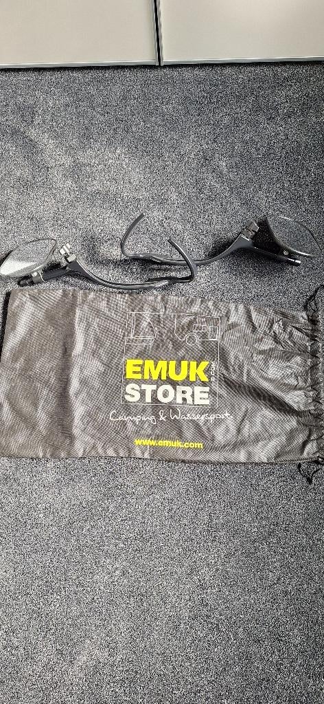 EMUK caravan spiegels, Caravans en Kamperen, Ophalen of Verzenden, Zo goed als nieuw