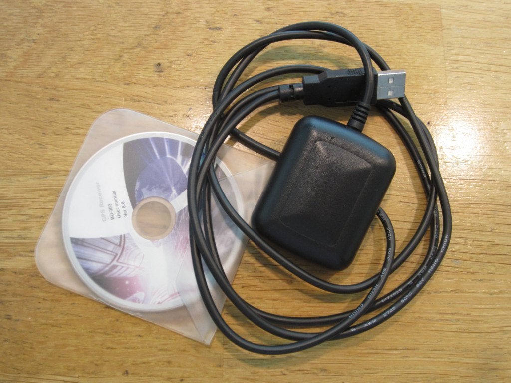GlobalSat BU-303 GPS ontvanger, Ophalen of Verzenden, Gebruikt, Gps of Kompas