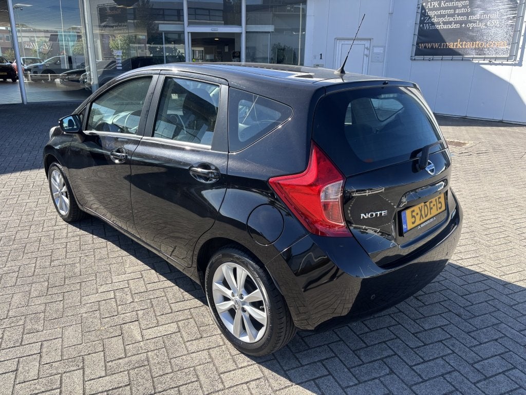 Nissan Note 1.2 DIG-S Connect Edition Camera Navi Cruise Blu, Auto's, Stof, Gebruikt, Zwart, Bedrijf