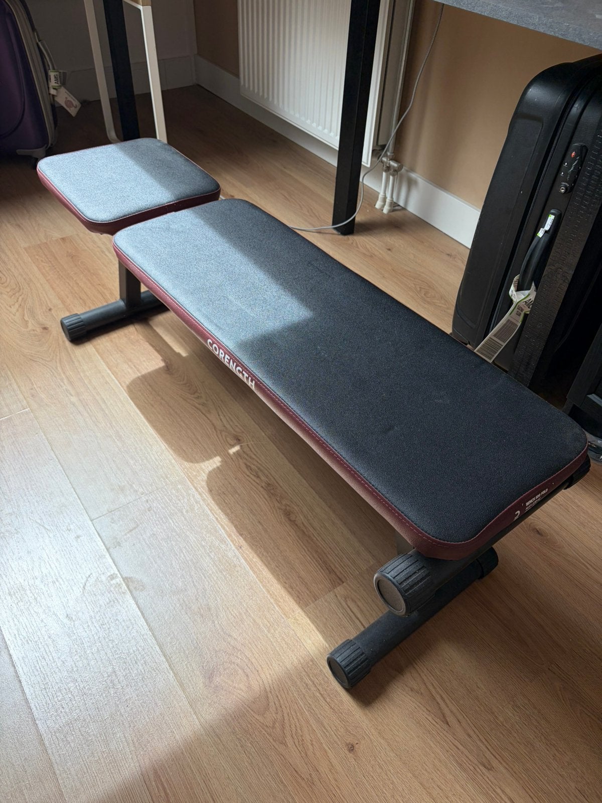 Corength Bench 500 Fold verstelbare fitnessbank – inklapbaar, Sport en Fitness, Ophalen, Zo goed als nieuw, Fitnessbank