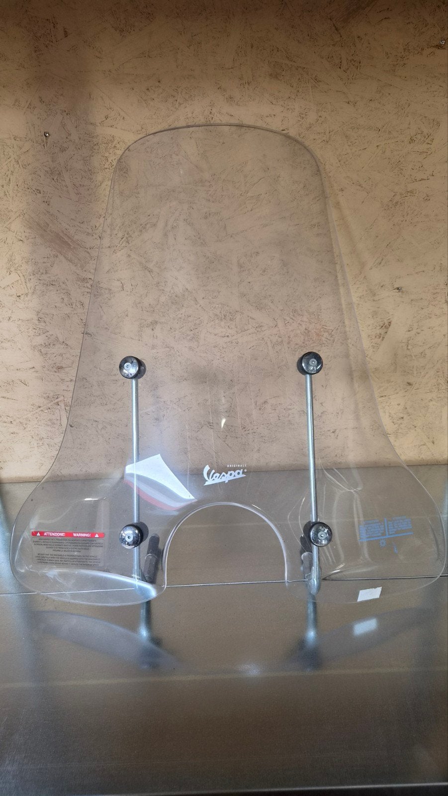 Origineel Vespa LX 50 windscherm met bevestigingsmateriaal, Gebruikt, ., Ophalen of Verzenden, .