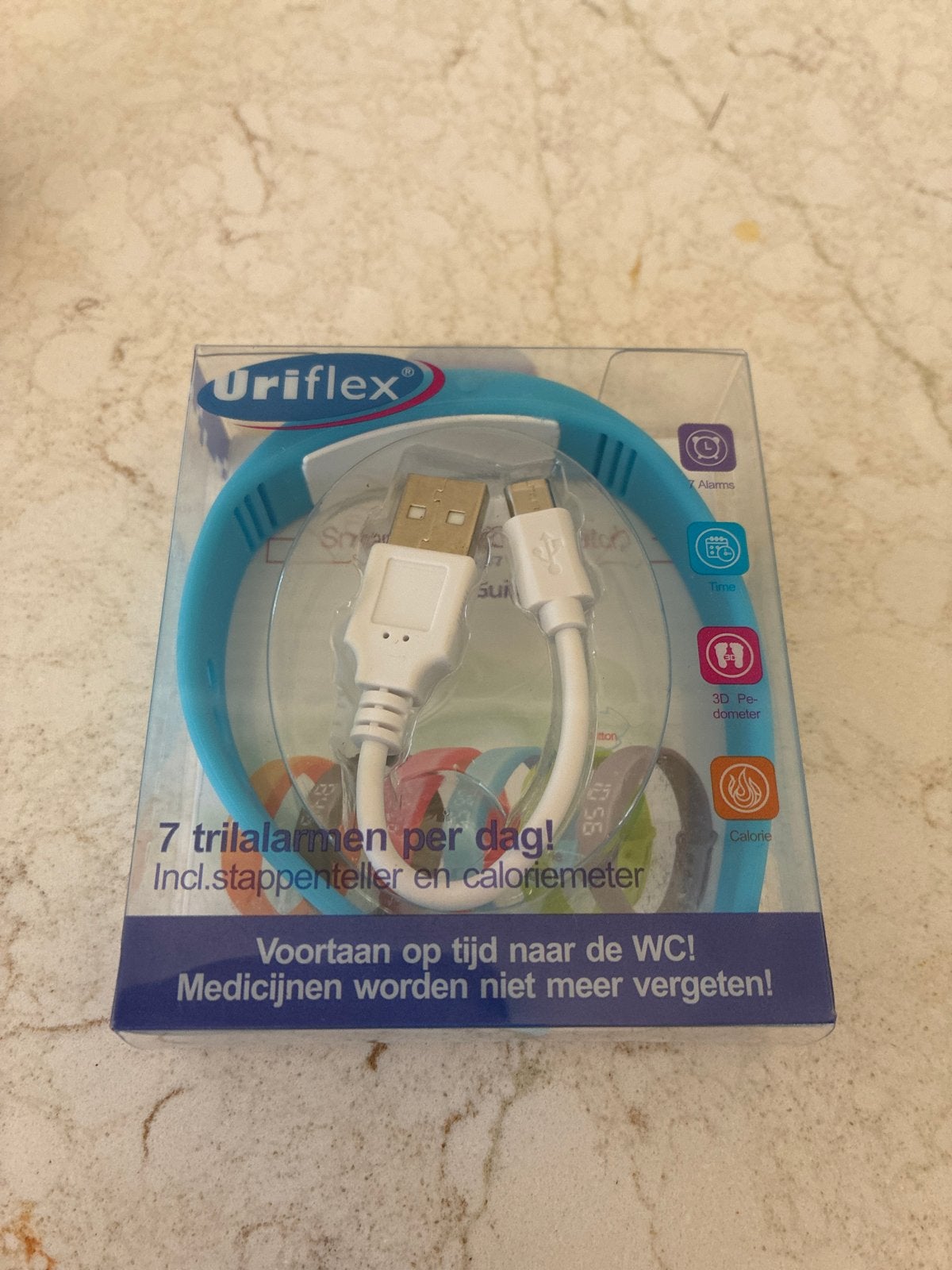 Uriflex Smartband - Nieuw in verpakking, Ophalen of Verzenden, Nieuw, Blauw