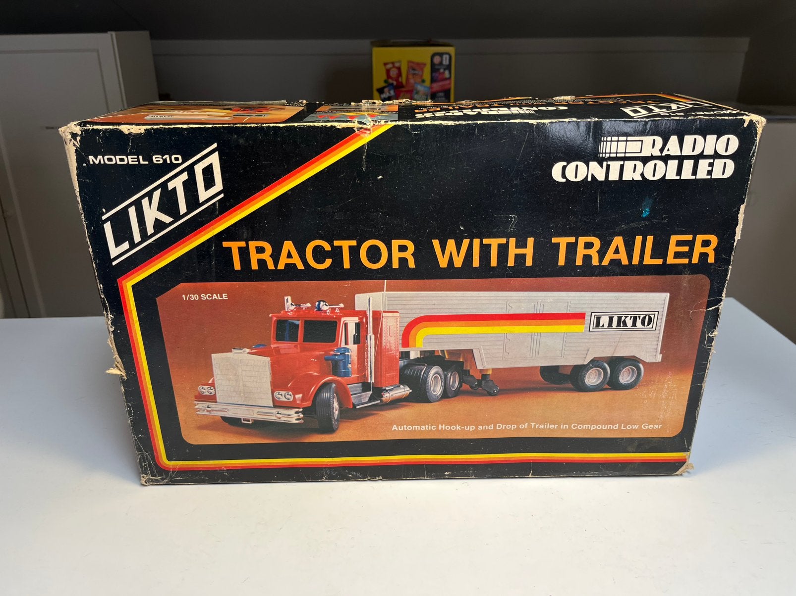 Likto RC - Tractor with Trailer - Schaal 1:30, Elektro, Verzenden, Nieuw, Auto onroad
