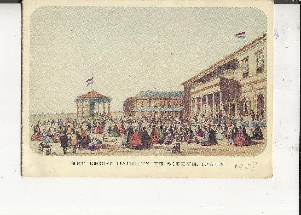 Scheveningen Groot Badhuis  Palace-Hotel, Ophalen of Verzenden, 1940 tot 1960, Ongelopen, Zuid-Holland