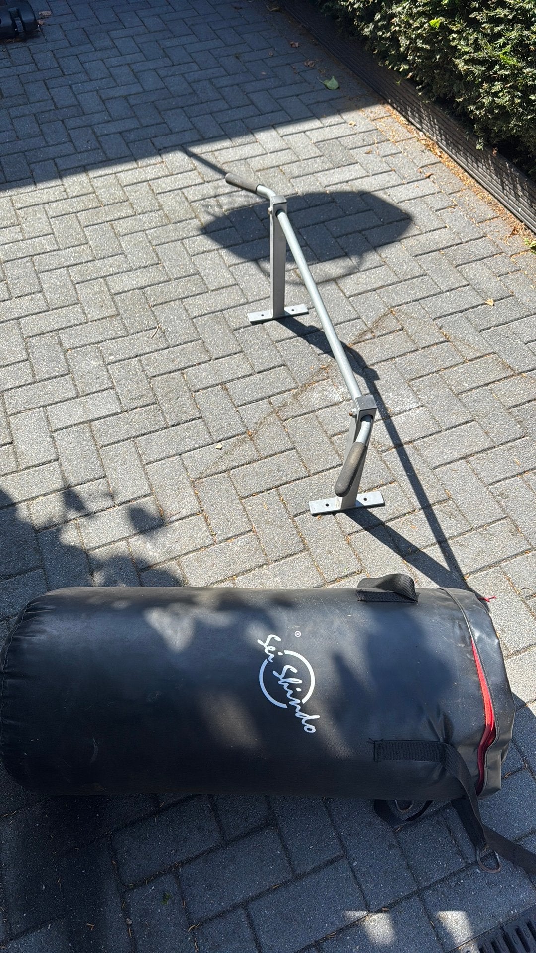 Optrekstang / bokszak, Sport en Fitness, Ophalen of Verzenden, Gebruikt, Oprekstang