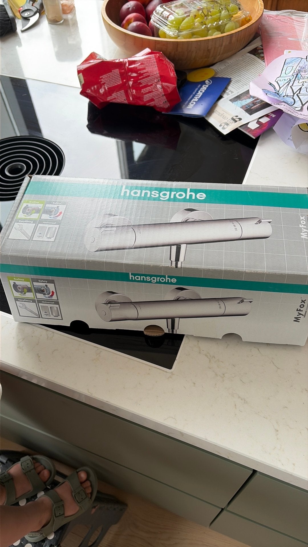 Nieuwe Hansgrohe mengkraan - MyFox, Doe-het-zelf en Verbouw, Sanitair, Ophalen of Verzenden, Nieuw, Chroom, Kraan