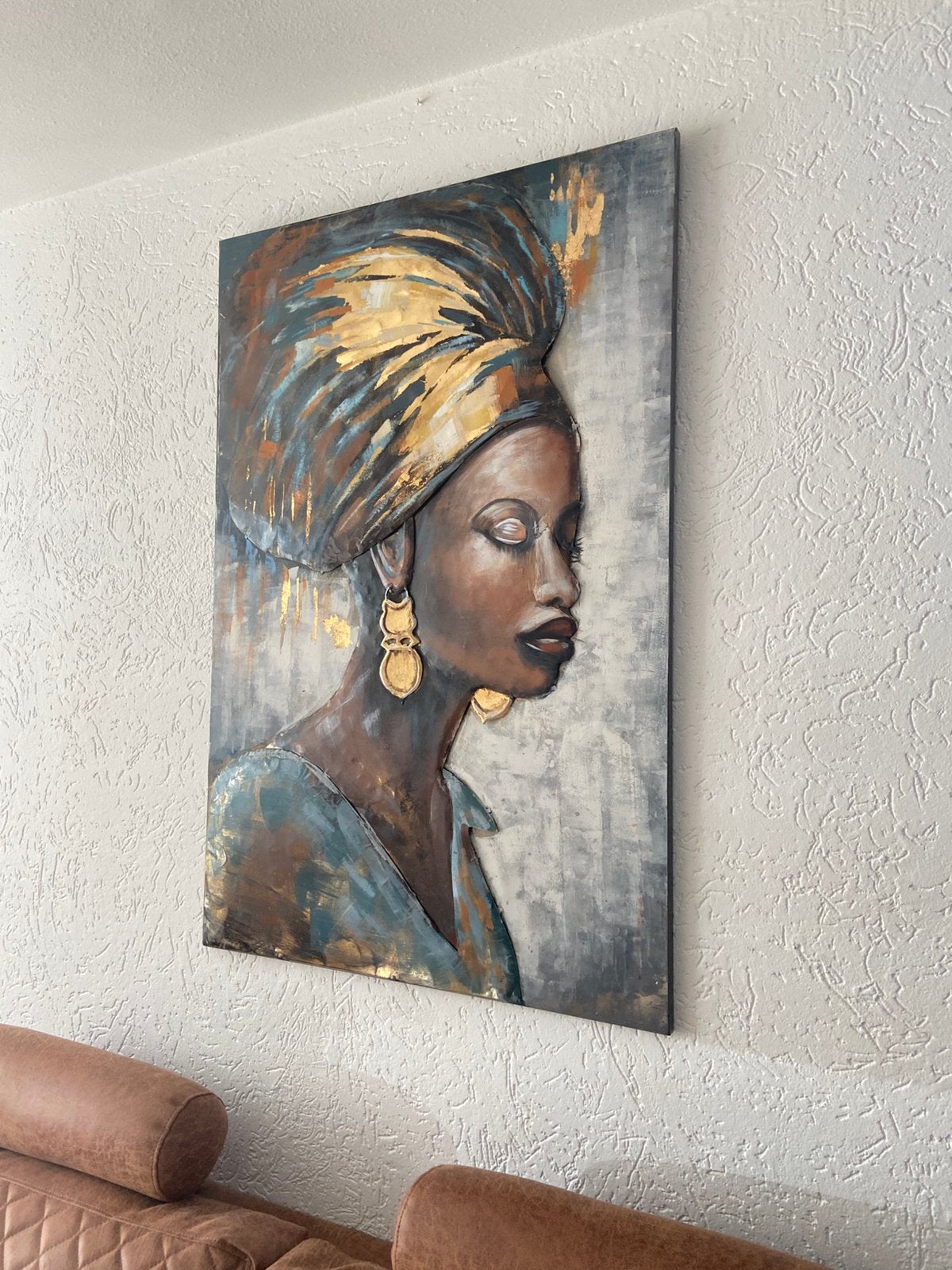 Metalen 3D schilderij, Ophalen