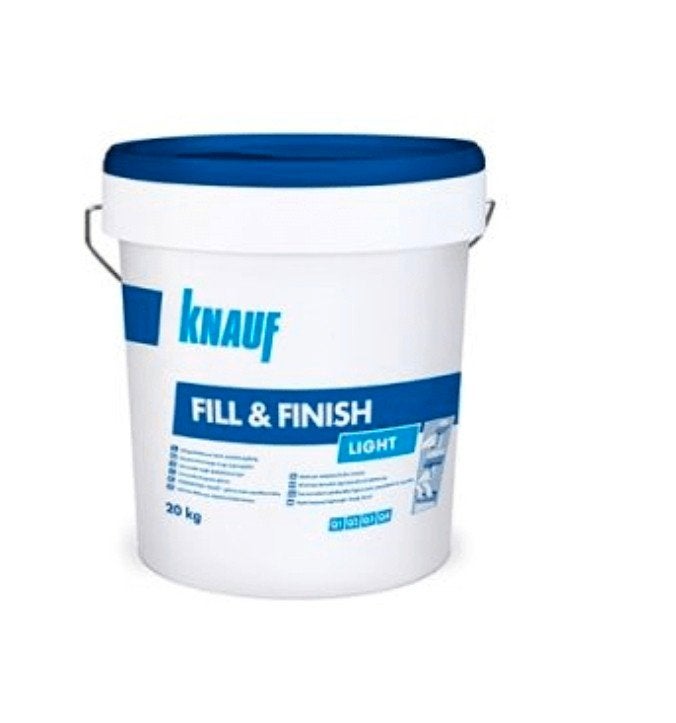 Knauf Afwerkpleister Fill & Finish Light 20kg, Ophalen of Verzenden, Nieuw, Overige typen