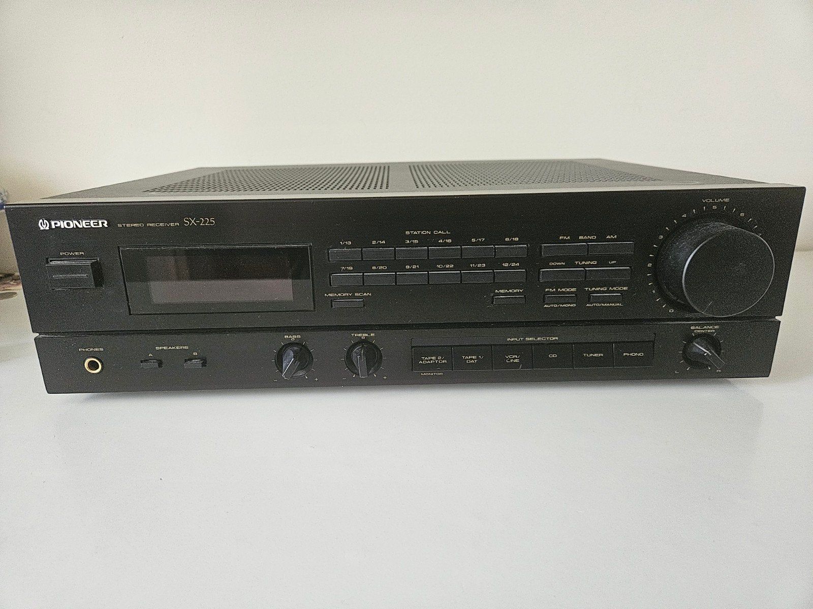 Pioneer receiver SX-225, Ophalen, Pioneer