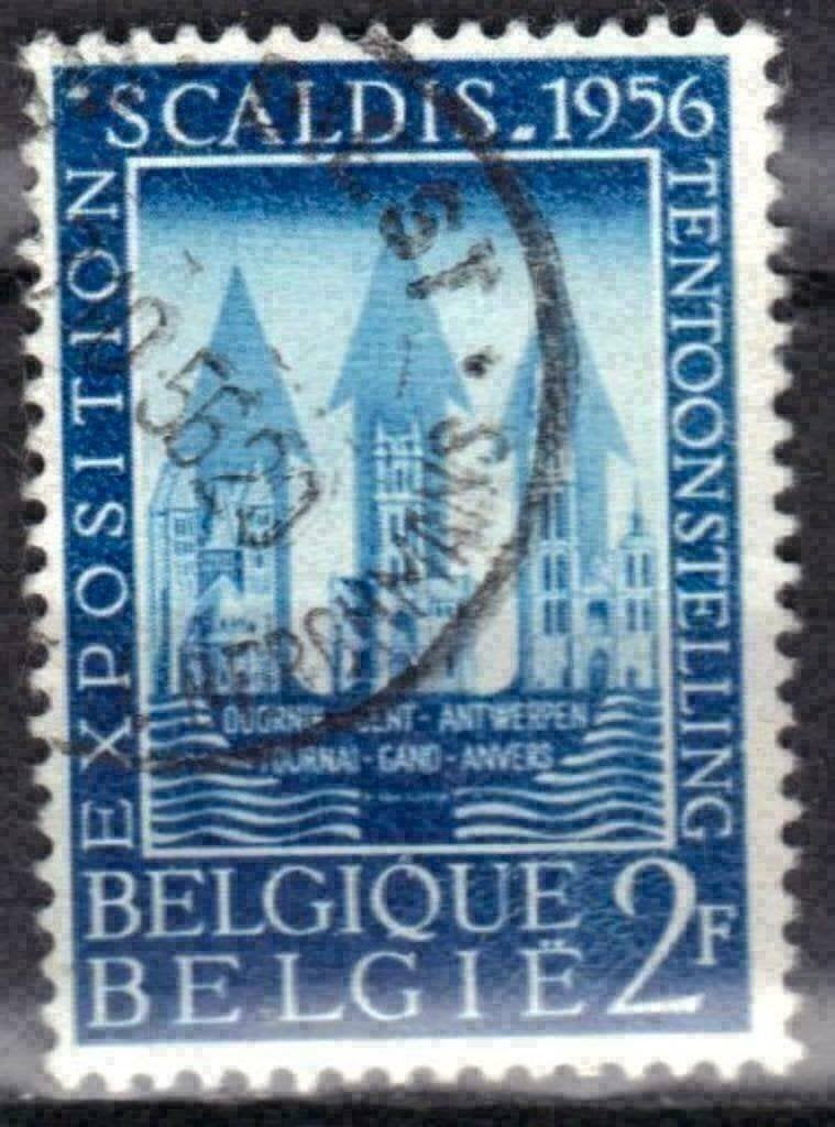 Belgie 1956 - Yvert/OBP 990 - Scaldis Tentoonstelling (ST), Verzenden, Gestempeld