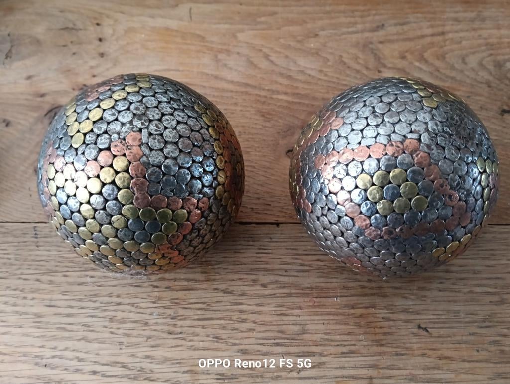 Antieke jeu de Boules ballen, Antiek en Kunst, Ophalen of Verzenden
