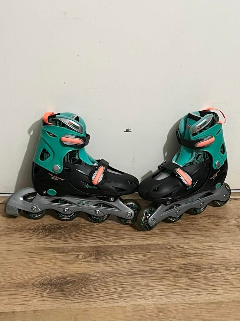 Nijdam Junior Inline Skates - Verstelbaar 34-35-36-37, Overige merken, Kinderen, Ophalen of Verzenden, Inline skates 4 wielen