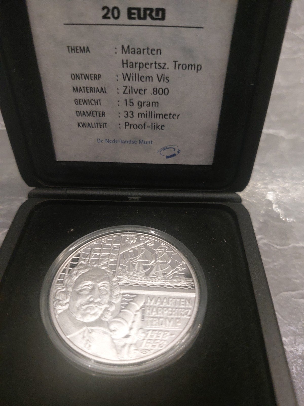 Zilveren Herdenkingsmunten Koninklijke Nederlandse Munt, Postzegels en Munten, Setje, Koningin Beatrix, Zilver, Overige waardes