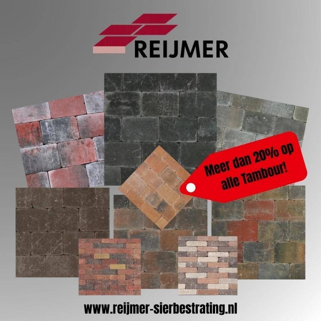 Tambour Waal- en Dikformaat, Tuin en Terras, Tegels en Klinkers, Ophalen, Rutherfordweg 75 Utrecht, Tuinvisie, Klinkers