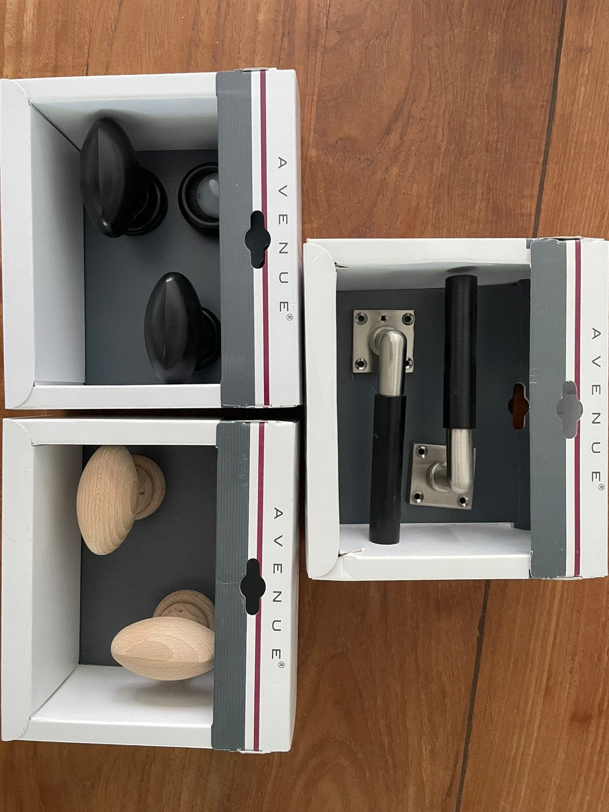 Nieuw in doos houten deurkrukken -50% korting op winkelprijs, Ophalen of Verzenden, Nieuw, Rvs, Klink of Kruk
