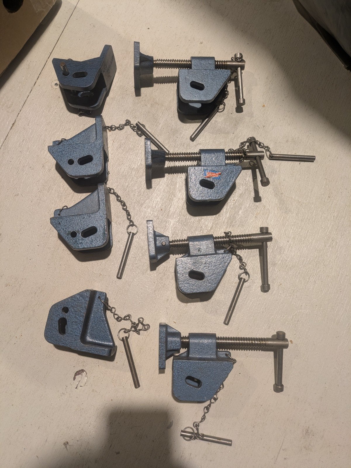 Klemkoppen voor zelfbouw lange lijmklemmen (4 sets), Ophalen of Verzenden, Gebruikt, Klem, Overige merken