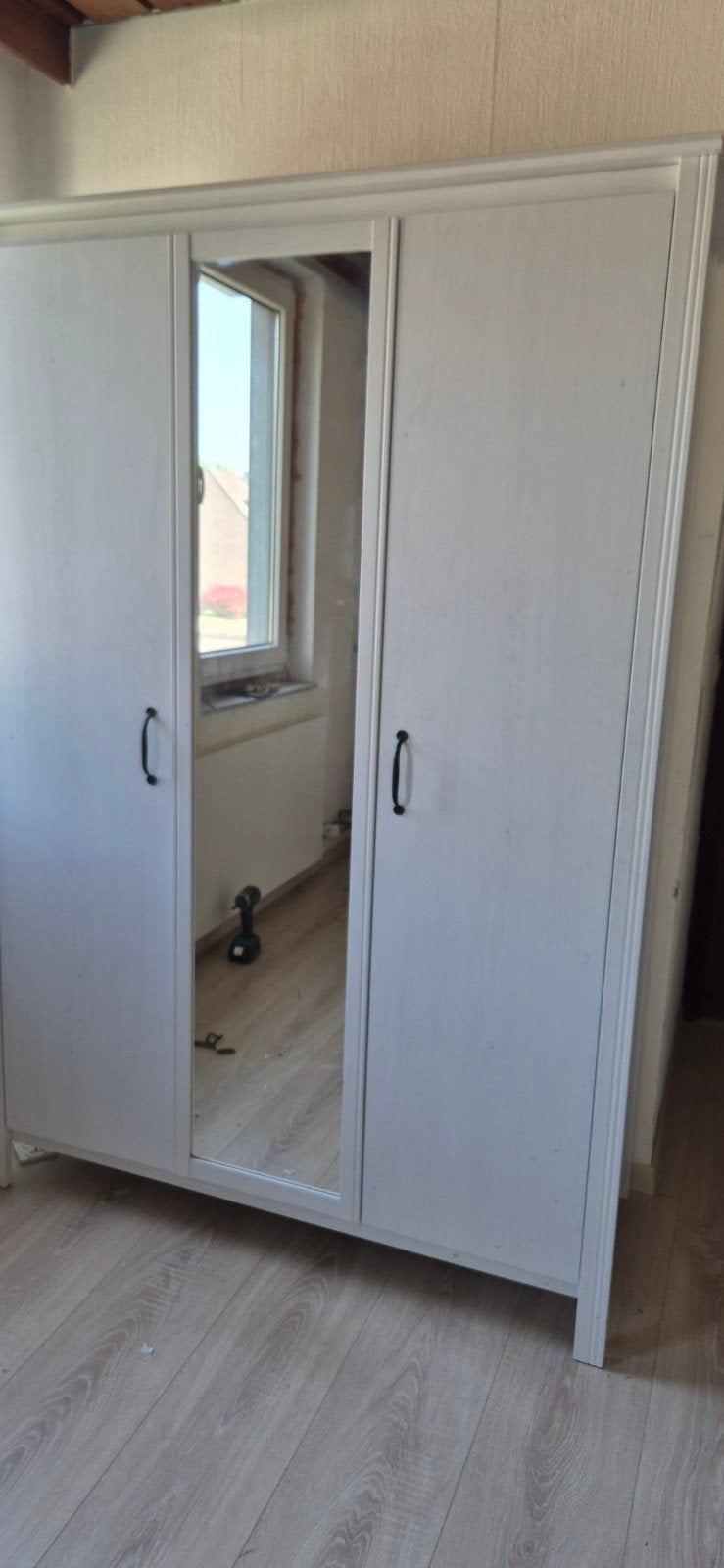 Complete IKEA tienerkamer set - Whitewash, 100 tot 150 cm, Zo goed als nieuw, Modern, 150 tot 200 cm