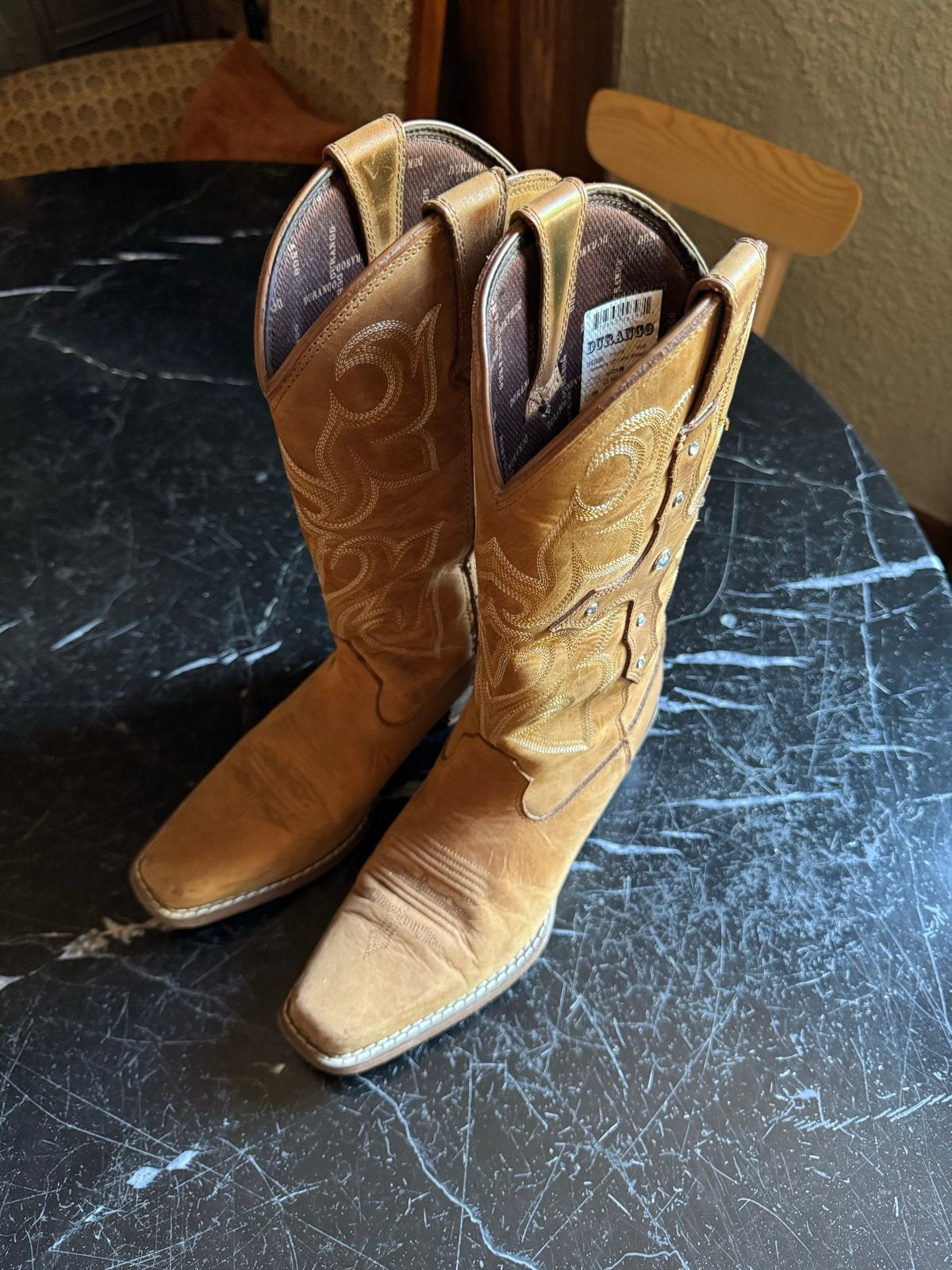 Durango Western Laarzen - Zo goed als nieuw, Kleding | Dames, Schoenen, Hoge laarzen, Bruin, Ophalen of Verzenden, Zo goed als nieuw
