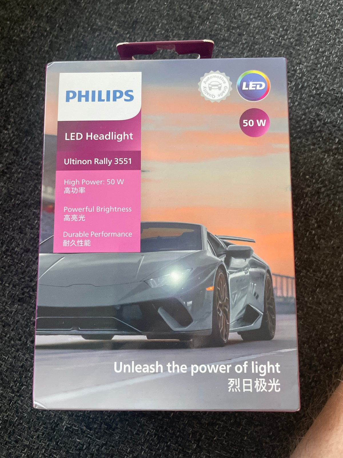 Philips Ultinon Rally 3551 LED Koplamp H7#118 - 50W, Ophalen of Verzenden, Nieuw, Universele onderdelen