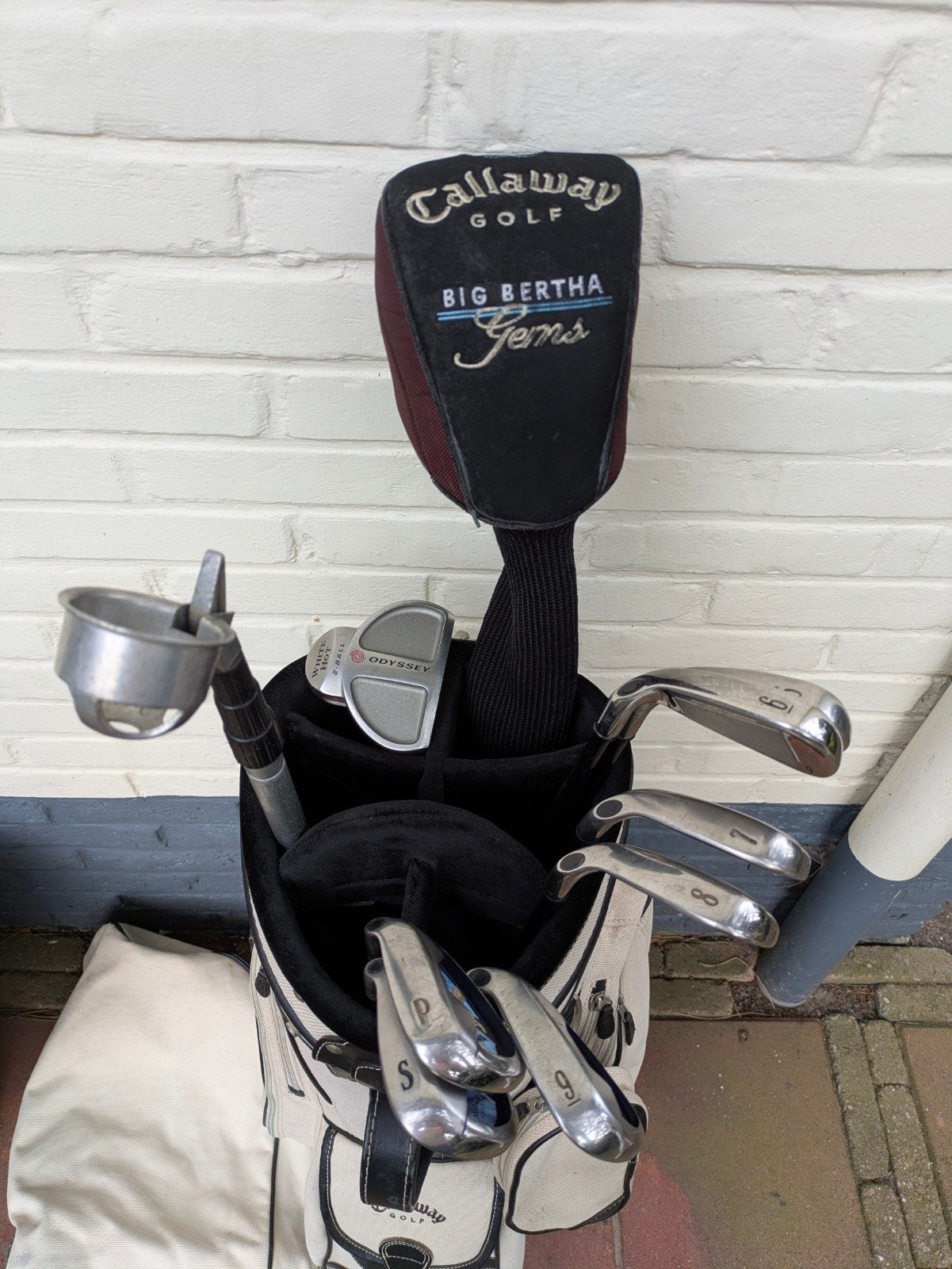 Complete golfset: 2 halve sets, tassen, trolleys, Ophalen, Gebruikt, Set, Callaway