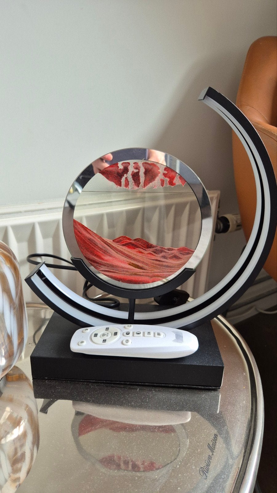Zandloper lamp, Ophalen, Zo goed als nieuw