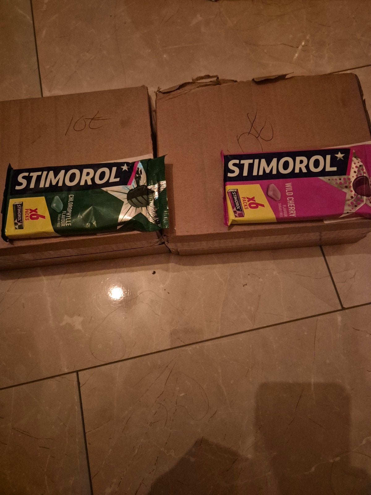 Stimorol Kauwgom, Ophalen