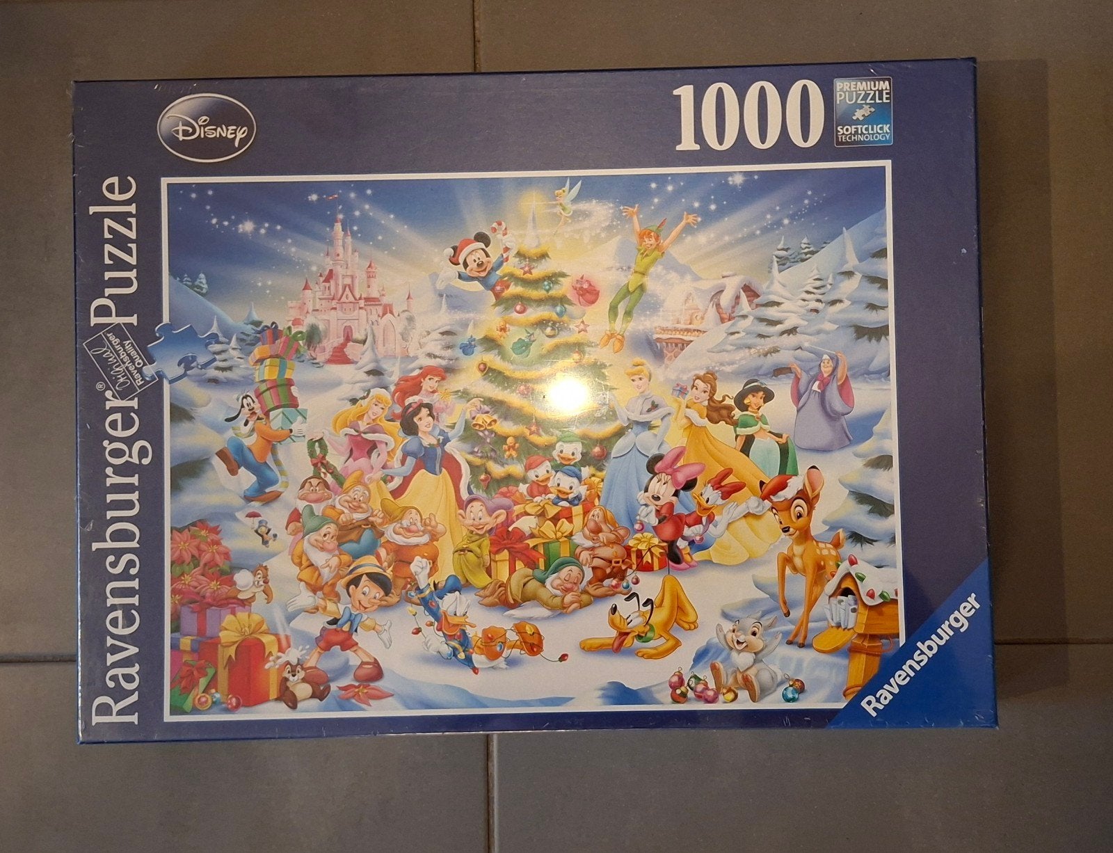 Nieuwe Ravensburger Disney Kerstpuzzel 1000 stukjes, Ophalen, 500 t/m 1500 stukjes, Nieuw, Legpuzzel