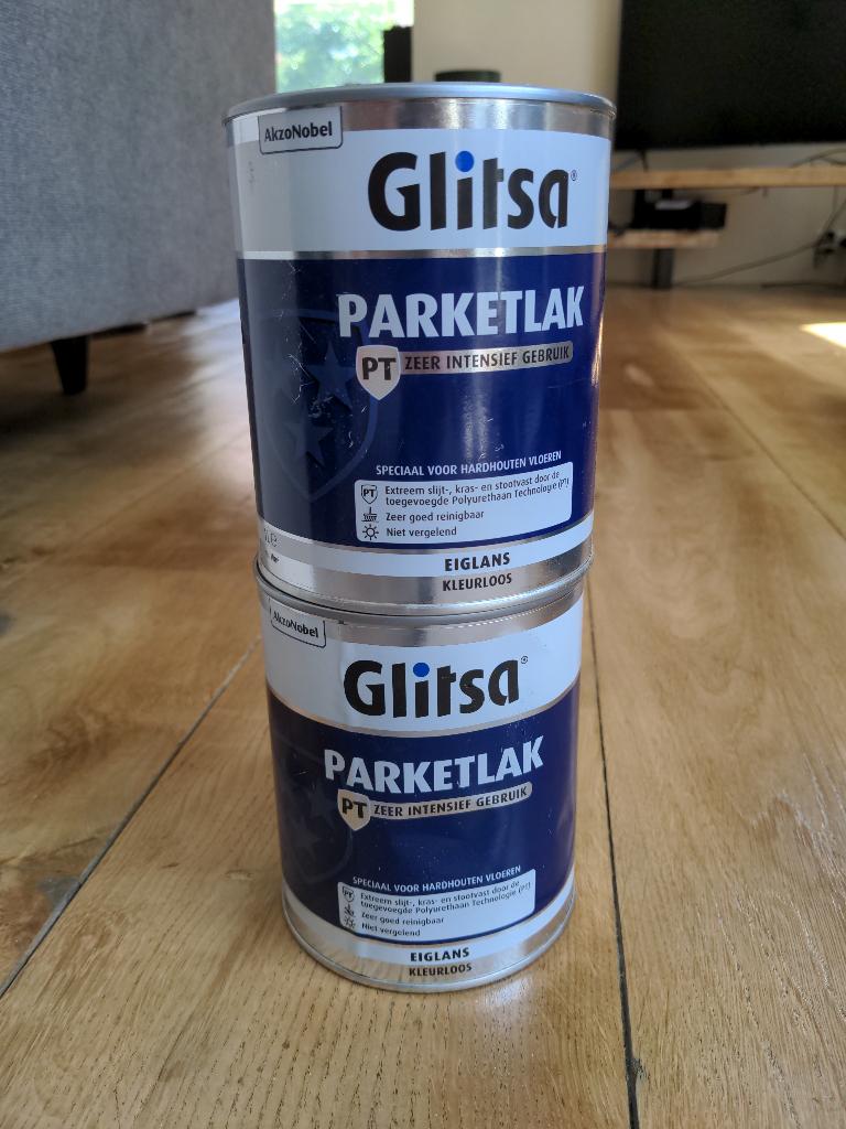 Glitsa parketlak PT eiglans transparant - NIEUW!, Ophalen, Overige kleuren, Nieuw, Lak
