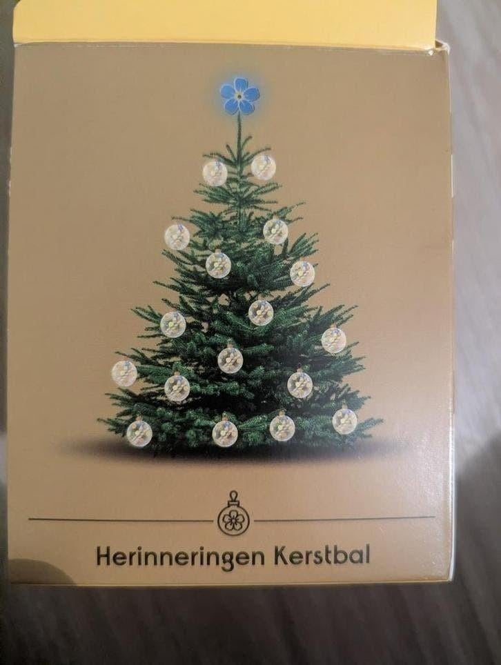 Nieuwe glazen herinneringen Kerstbal met kurk, Diversen, Kerst, Ophalen of Verzenden, Nieuw