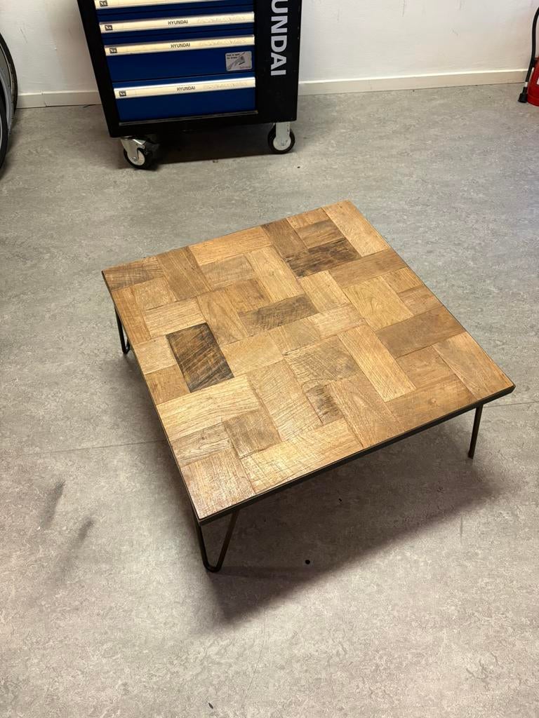 Salontafel 80 bij 80, Ophalen of Verzenden, Zo goed als nieuw