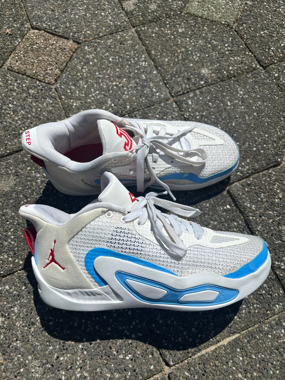 Jordan Tatum 1 sneakers, Verzenden, Zo goed als nieuw, Wit, Sneakers of Gympen