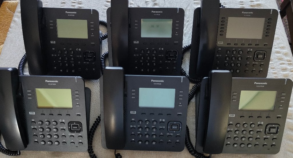 Panasonic KX-NT630 & 680 IP Telefoontoestellen, Ophalen, Zo goed als nieuw