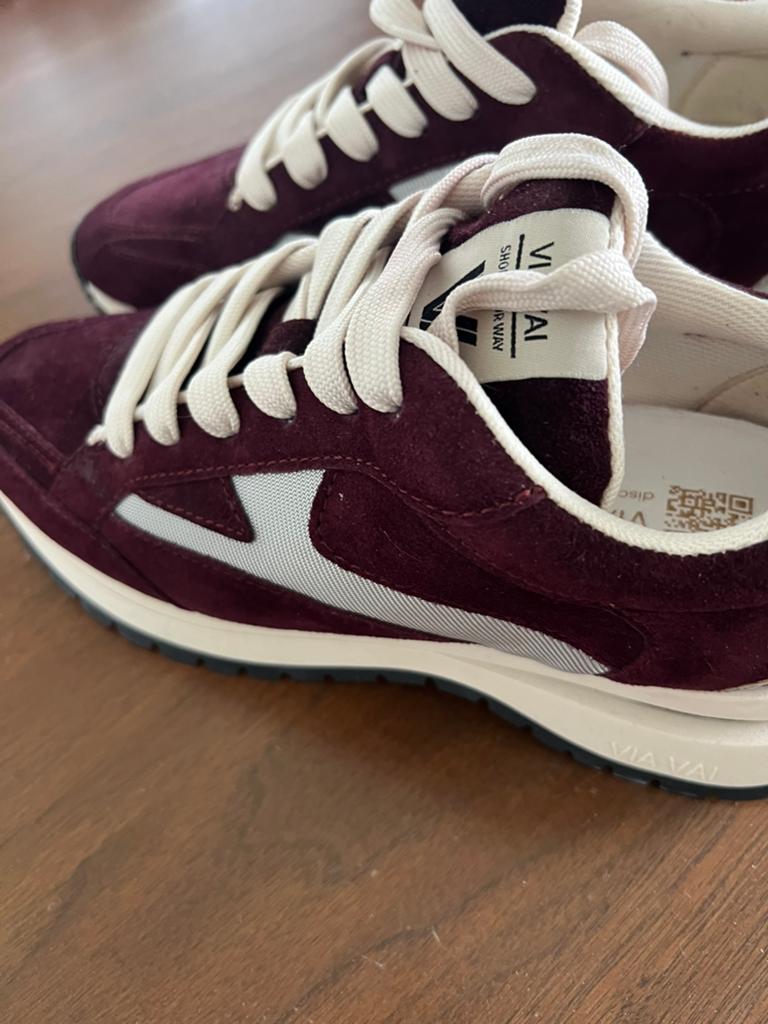 Via vai usher riggs bordeaux nieuw 39, Kleding | Dames, Schoenen, Verzenden, Nieuw, Rood, Sneakers of Gympen