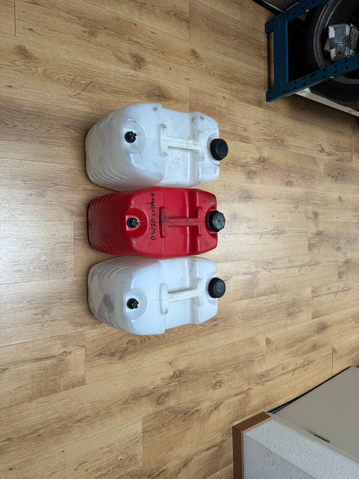 Jerrycan van 20 liter voor benzine/diesel/petroleum, Ophalen