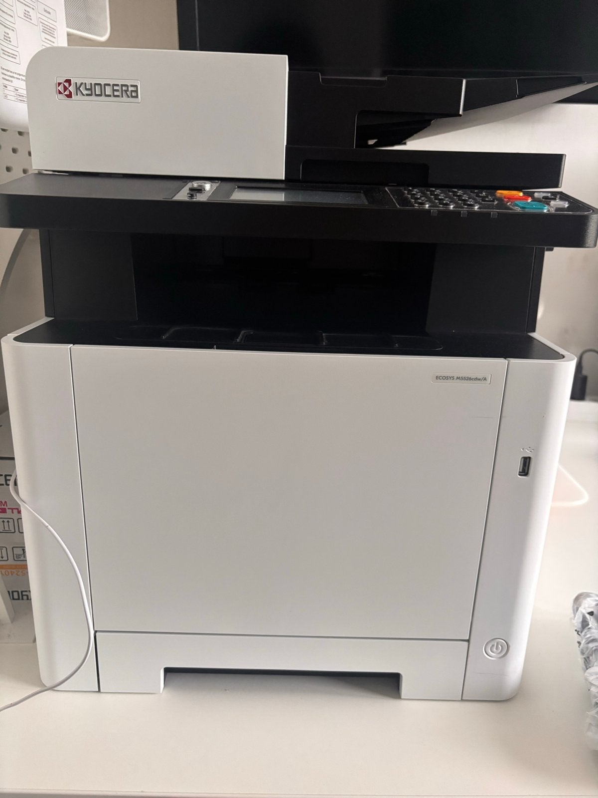Kyocera ECOSYS M5526cdw/A All-in-One kleurenlaserprinter, Computers en Software, Ophalen, Faxen, All-in-one, Zo goed als nieuw