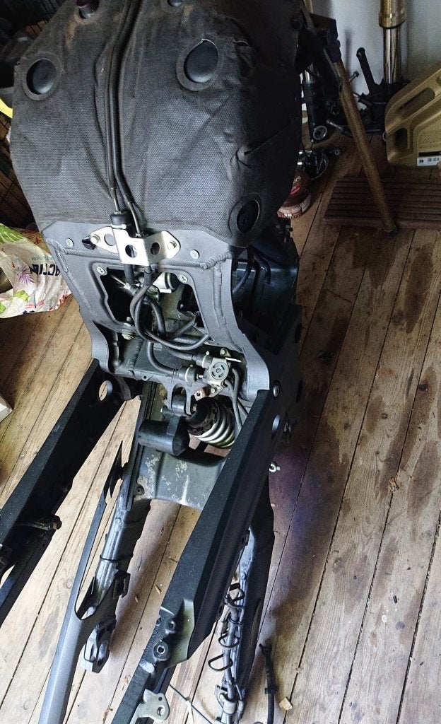 FRAME +Nl kenteken zzr1400 zzr 1400 gen2  2012, Ophalen