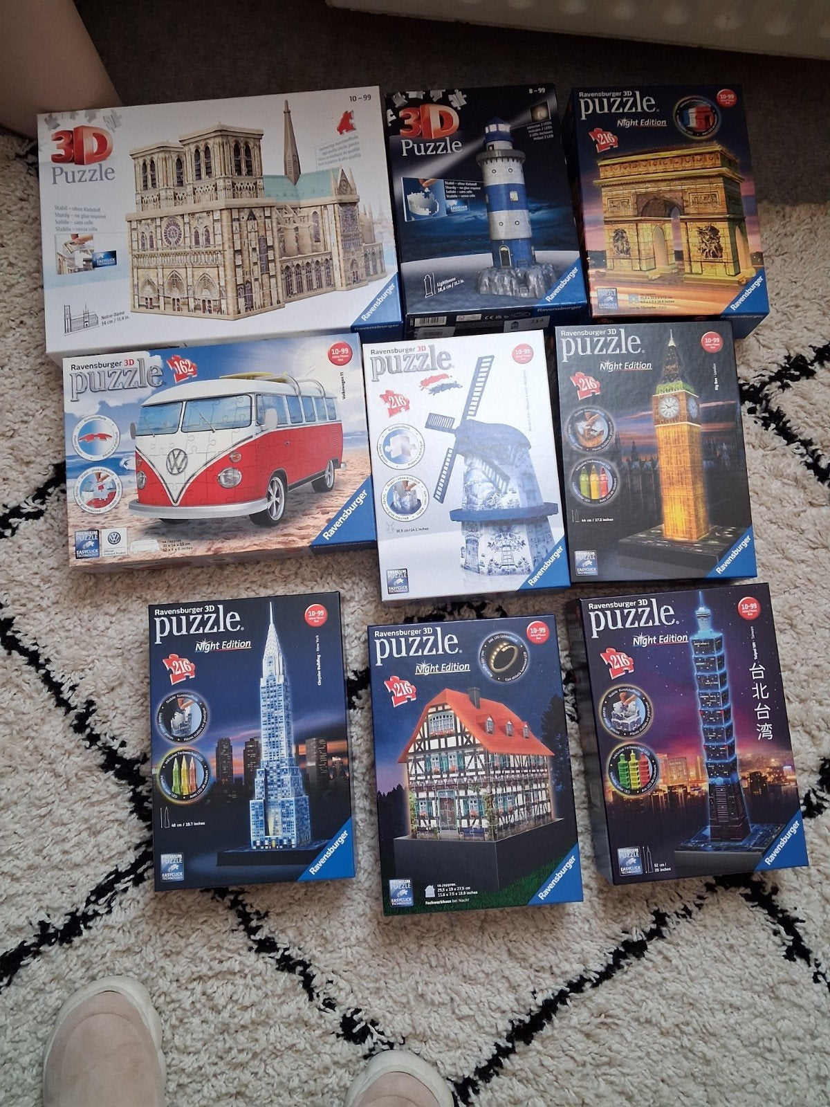 Ravensburger 3d puzzels, Hobby en Vrije tijd, Denksport en Puzzels, Ophalen of Verzenden, Minder dan 500 stukjes, Zo goed als nieuw
