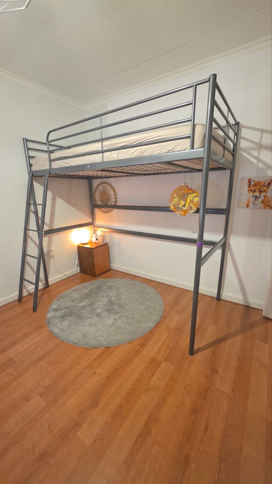 Ikea Svarta hoogslaper stapelbed in zeer goede staat, Ophalen, Eenpersoons, Zo goed als nieuw, 200 cm