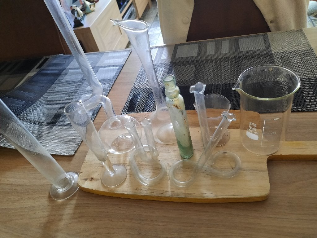 Retro scheikunde glaswerk, Ophalen of Verzenden