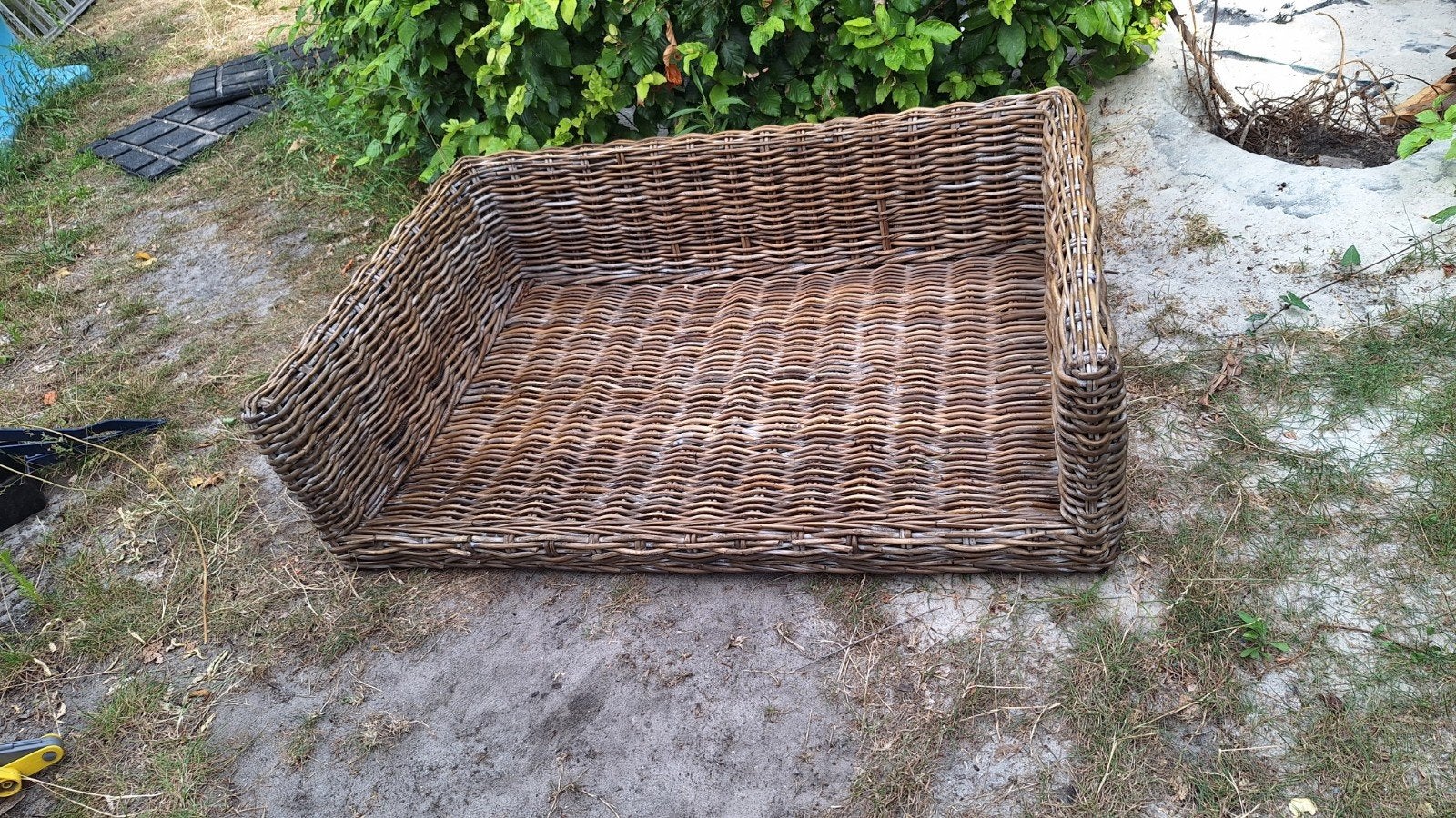 Rotan honden mand, Dieren en Toebehoren, Ophalen, Zo goed als nieuw, Riet
